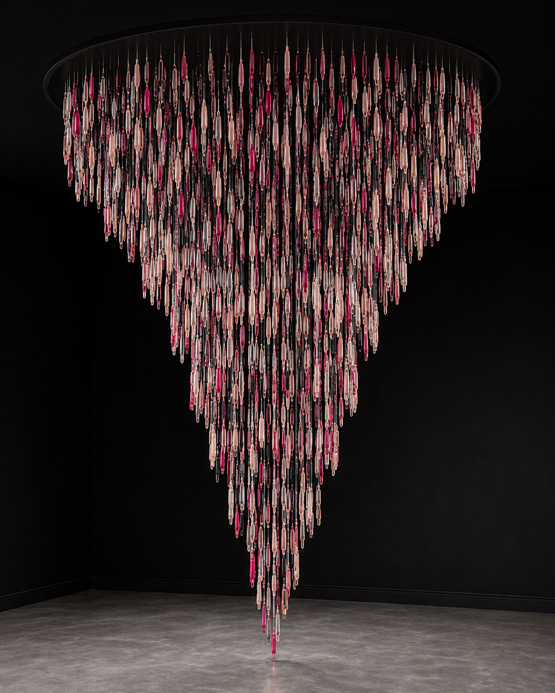 Nail Chandelier detail