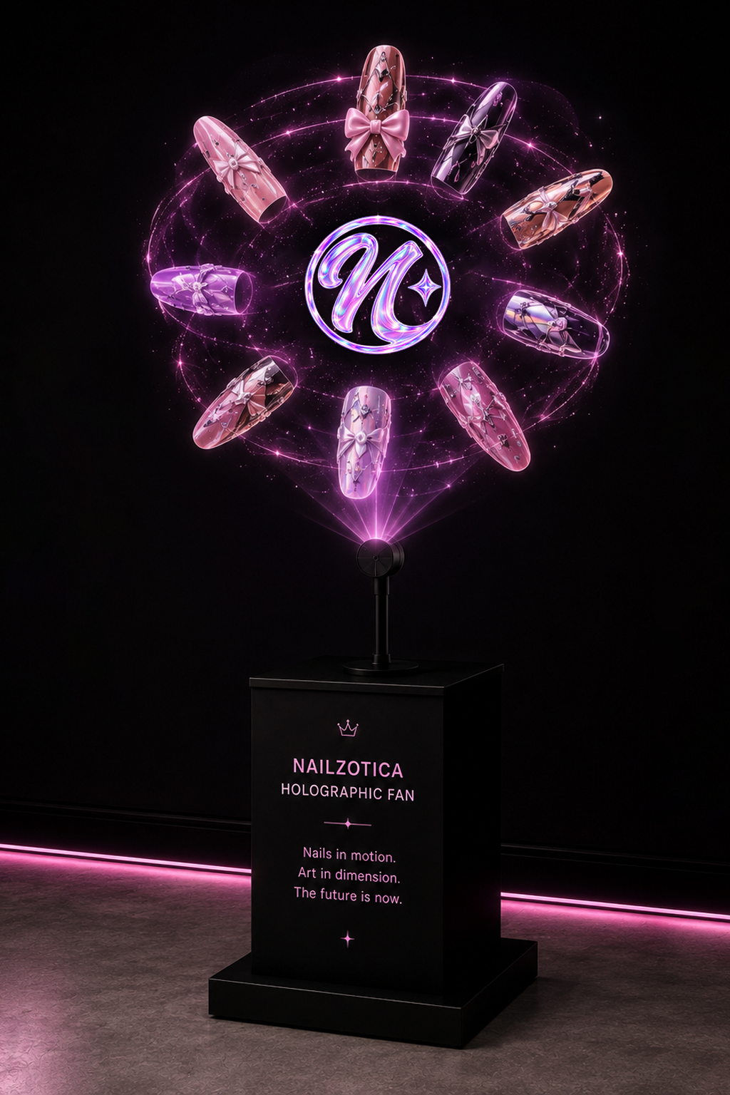 Holographic Fan detail
